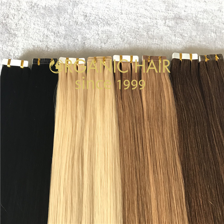 Double line tape in hair extensions  C70